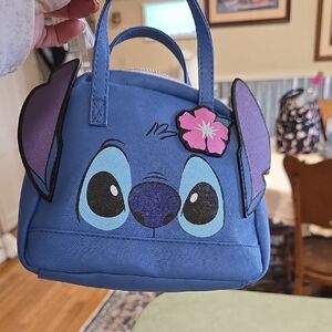 Blue Stitch Mini Handbag